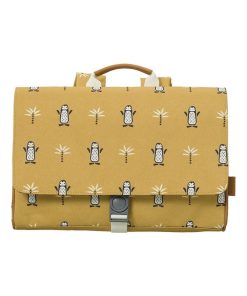 Cartable A4 maternelle Pingouin - Jaune