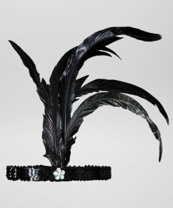 Bandeau 'charleston' - Déguisement - noir