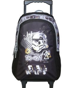 BAGTROTTER Sac à dos à roulettes DS Star Wars Noir - Noir