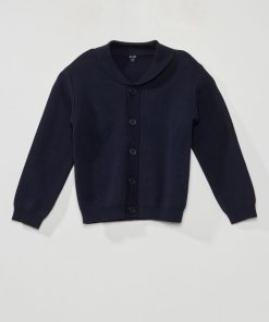 Gilet en maille jersey - Bleu