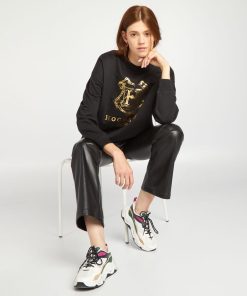 Sweat col rond 'Harry Potter' - Noir
