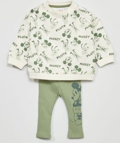 Ensemble 'Mickey' sweat + pantalon - 2 pièces - Bleu/blanc