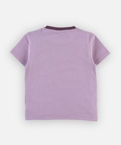 T-shirt imprimé lion, - Mauve
