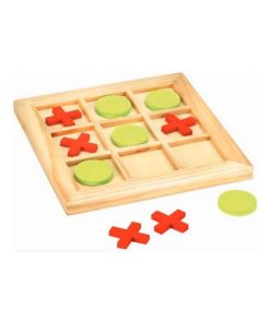Jeu du Tic Tac Toe en bois - N/A
