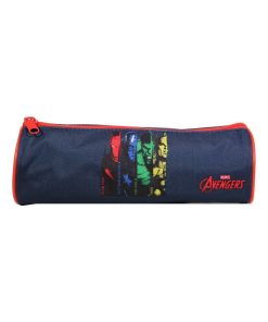 BAGTROTTER Trousse scolaire ronde Avengers Bleue - Bleu