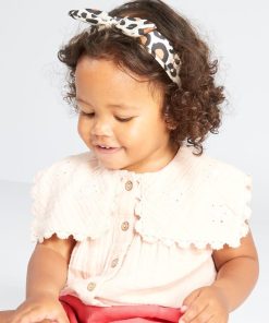 Blouse en gaze de coton - Rose
