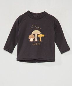 T-shirt en maille jersey - Gris