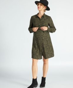 Robe d'allaitement - Kaki