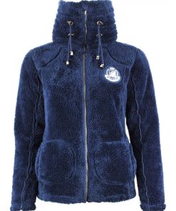 Blouson polaire femme ASANA - Bleu marine