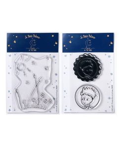 3 Tampons transparents Le Petit Prince Paysage et Portraits - N/A