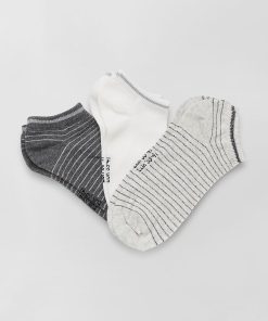 Lot de 3 paires de chaussettes fantaisies - gris