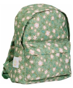 Sac à dos bébé Fleurs sauge - Vert