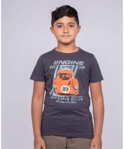T-shirt col rond pur coton NITALI-J - Gris