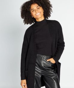 Gilet en maille - noir