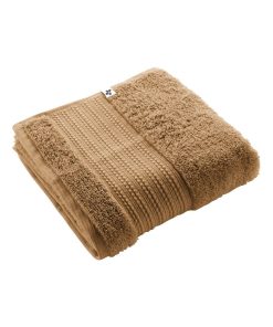 Drap de bain coton Garance - Marron caramel
