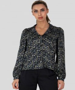 Chemise imprimé Kebello - Noir Noir
