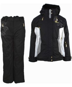 Ensemble de ski fille GAFINITY - Noir Noir