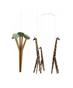 flensted Mobiles' 3 Girafes - Marron
