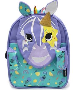 Sac à dos enfant Kiprokos le zèbre - Violet
