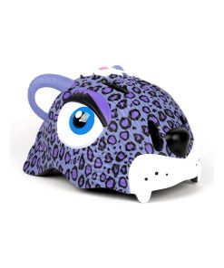 Casque de Vélo pour enfants | Léopard Violet | Crazy Safety | Certifié EN1078 - Violet