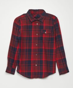 Chemise en flanelle - Rouge