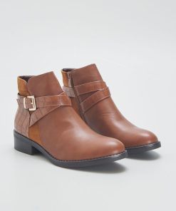 Boots avec boucles fantaisies - CAMEL1