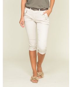 Pantacourt chino XELENA - Beige