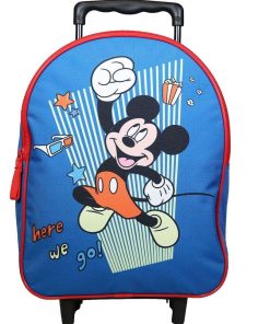 BAGTROTTER Sac à dos à roulettes 31 cm DS Mickey Bleu - Bleu