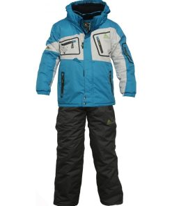 Ensemble de ski garçon ECISOLA - Bleu Gris