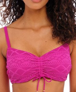 Haut de maillot de bain brassière à armatures cachées Sundance - Rose