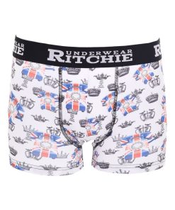 Boxer motifs ROKE BOY - Blanc