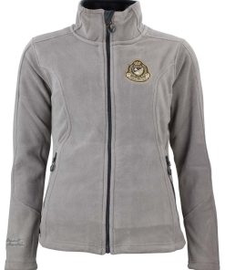 Blouson polaire femme ASAK - Gris taupe