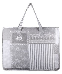Boutis 240x260 avec 2 taies et sac Arkansas gris - Gris