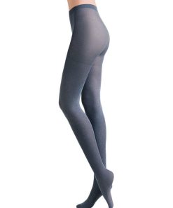 Collant épais sans coutures Mélange 50den - Gris