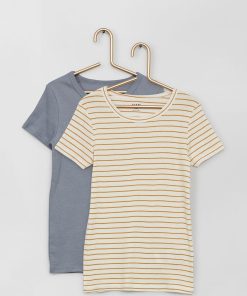 Maillots de corps en jersey - gris/rayé