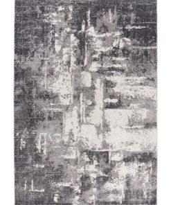 Tapis salon 200x290 TRENDA Gris idéal pour le grand salon - Gris