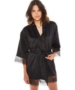 Kimono DALLAS - Pomm'Poire - Noir