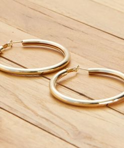 Boucles d'oreilles créoles - Doré