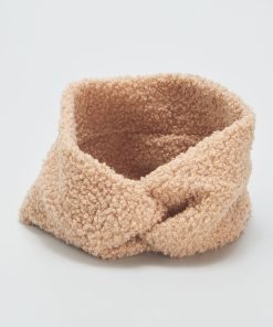 Bandeau en sherpa - Beige