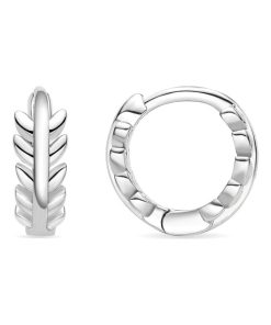 Boucles d'oreilles Isbak,en rhodium,plaqué rhodium - Multicolore