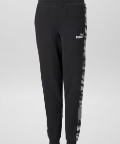 Jogging 'Puma' en molleton - Noir