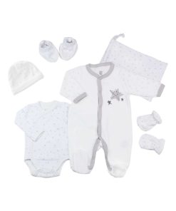 kit naissance bébé Trois Kilos Sept - Gris