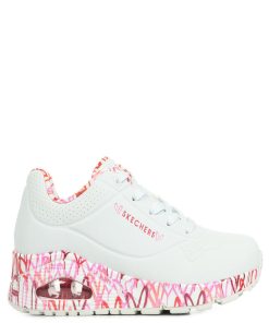 Baskets Uno Loving Love - Blanc