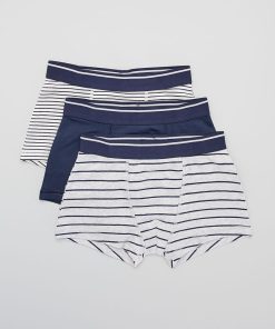Lot de 3 boxers - gris/marine/écru