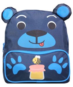 BAGTROTTER Sac à dos gouter 26 cm maternelle Kids Bleu Ourson - Bleu