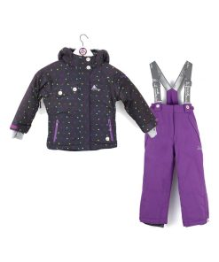 Ensemble de ski fille FAVIM - Noir Violet