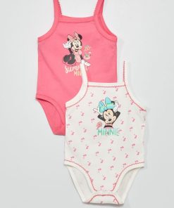Lot de 2 bodies 'DS' - rose