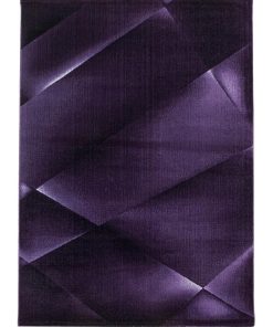 Tapis salon 200x290 LISVE Violet OEKO TEX idéal pour Salle à manger - Violet