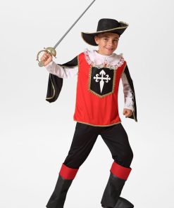 Déguisement de mousquetaire - Rouge