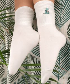 Chaussettes En Coton Dinosaure- Sockup- 35-42 - Blanc
